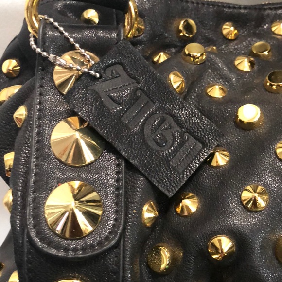 ZiGi  Beautiful gold metal should bag - Picture 2 of 5